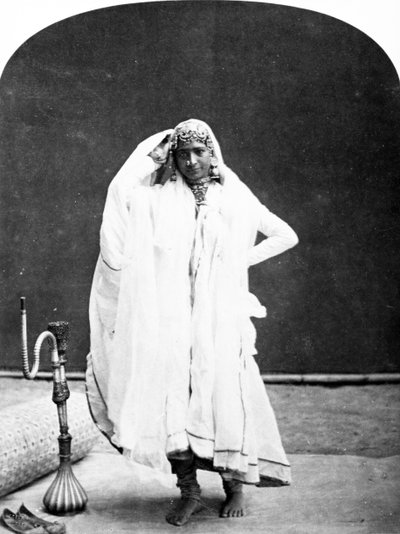 Ragazza Nautch, c.1870 da European Photographer